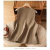 Women Linen Blend Vest Floral Embroidered Sleeveless V Neck Button  Waistcoat With Pockets
