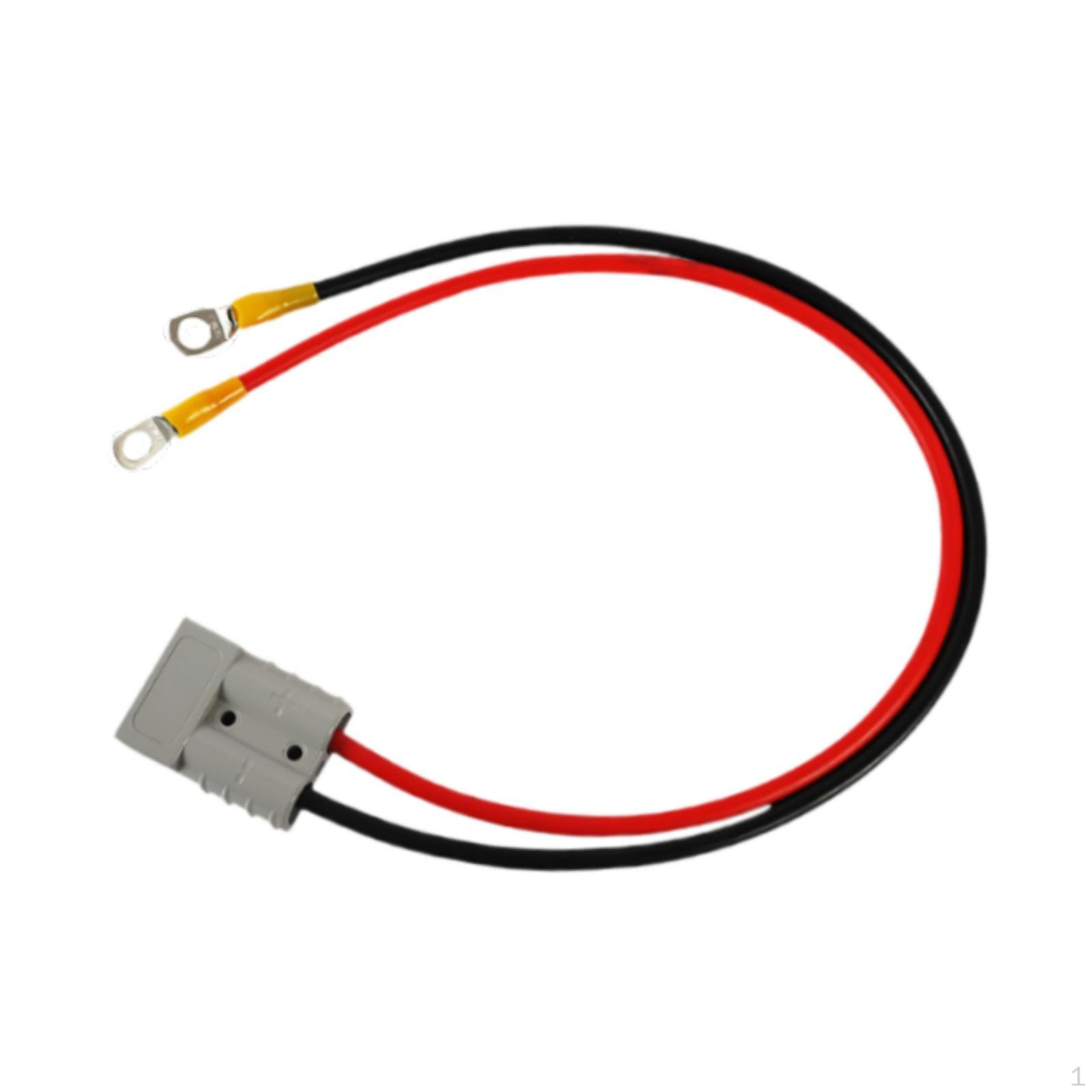 

50A 600V Разъем Вилка 8AWG Кабель Быстрая зарядка электропогрузчика 30cm