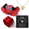 Four-Leaf Clover Love Letter Pendant Necklace - Perfect for Valentine's, Christmas, or Holiday Gifts
