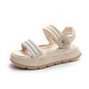 Thick-soled heightening sandals for women's Xiaobai 2025 new summer breathable and versatile leisure sports popular beach sandals