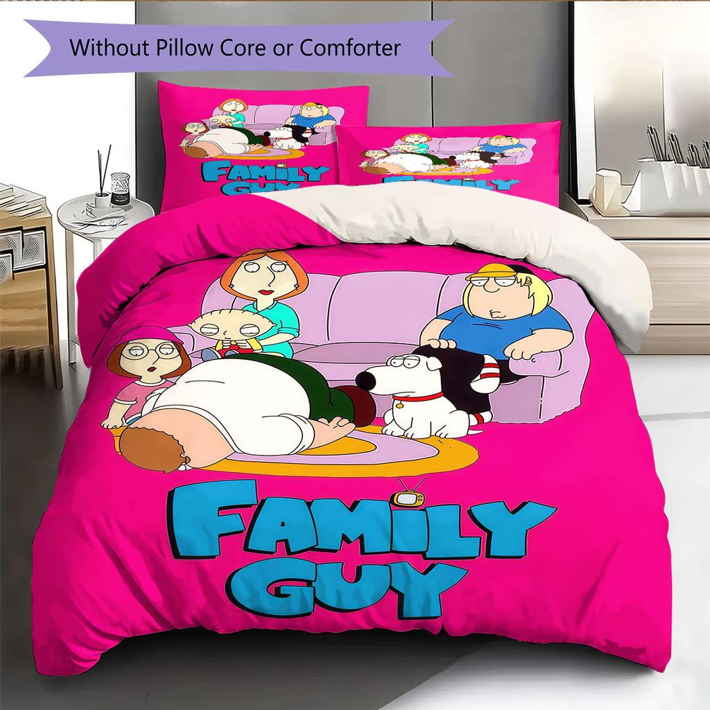 Griffin Pattern Bedding Home Decoration Birthday Gift ( 1 duvet cover + 2 pillowcase, without core),fan merchandise.