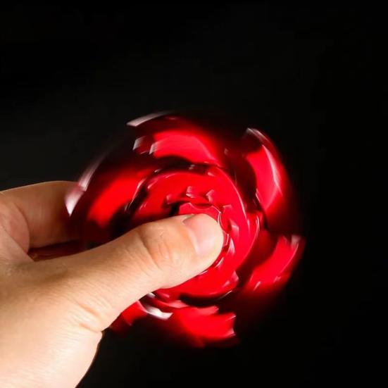 Magnetic Fidget Spinner Toy Stress Anxiety Relief Kids Teens Adults Glowing Fingertip Gyroscope Portable Travel Educational Sensory Spinning Toy