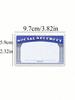 Medicare Protector Sleeves Clear PVC Waterproof Medical/ Card /Social Security Card Protector - Clear Vinyl Plastic Covers