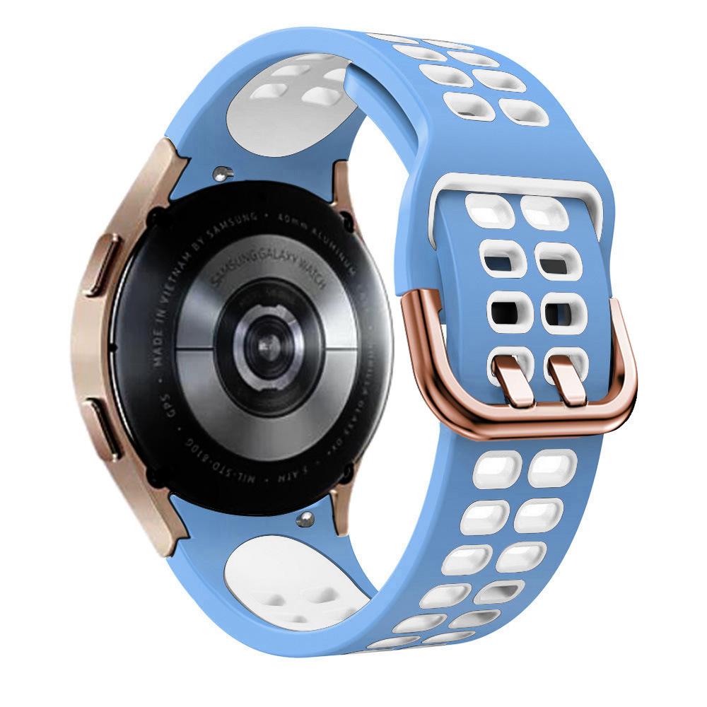 Sport Band For Samsung Galaxy Watch 7/6/5 Pro/4 classic/FE 44mm 40mm 45mm No Gaps Silicone Bracelet correa Galaxy Watch 7 strap