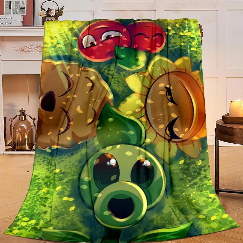 1PC Zombie Party  Flannel Blanket Gift, Suitable for Both Men And Women, Soft Ideal for Beds And Sofa, Birthday Or Christmas Gift