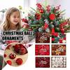 38PCS European-style Christmas Decorations  Ball Pendant Xmas Tree Hanging Pendant  Tree Decoration