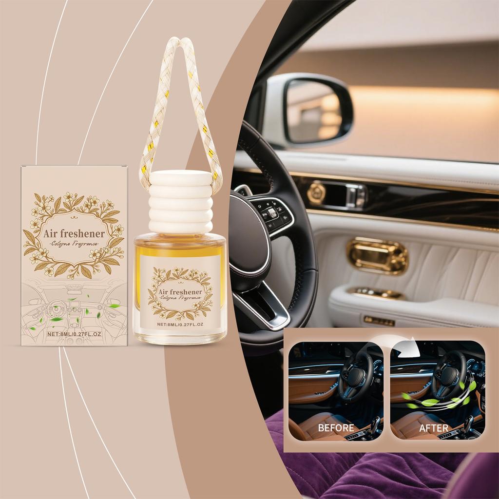 The Gulongwei Freshener Has A Remarkable Effect, A Long Service Life, And Can Purify And Soothe The Driving Environment Inside The Vehicle,8ML