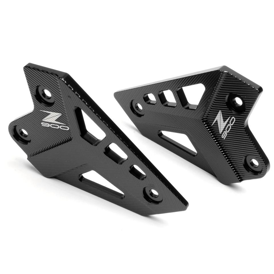 Motorcycle Accessories Foot Peg Heel Protection Protective Film Mount Heel Guard Protector For Kawasaki Z900 Z 900