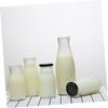 HOLIDYOYO 5-Piece 500ml Glass Milk Containers, Vintage Milk Bottles, Drink Containers, Fresh Milk Bottles, Mini Juice Bottles, Coladores, Small Bottle
