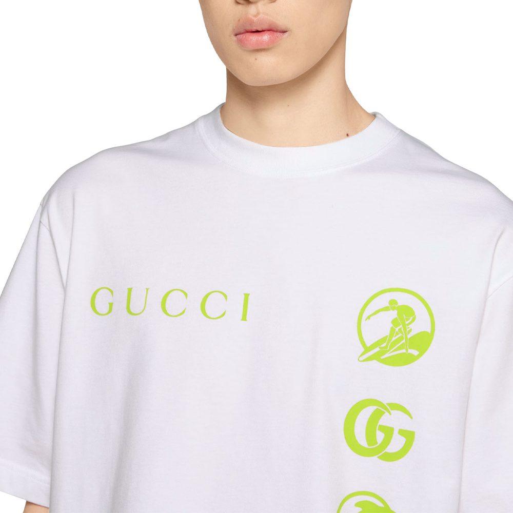 Gucci Printed Jersey T Shirt 798115-XJG76-9074