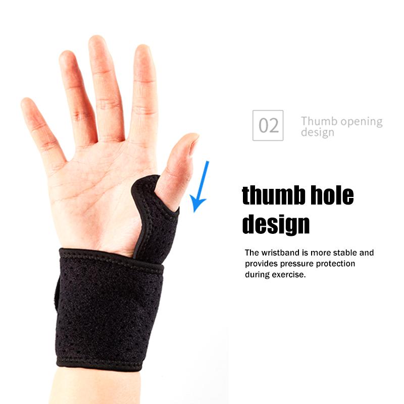 2Pcs Adjustable Wristband Carpal Tunnel Brace Wrist Support Sport Tendinitis Pain Relief For Arthritis Wrist Bandage Wrap
