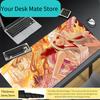 Mouse Pads Fashion Brand Desk Mat Protector Gaming One Piece Mousepad Office Table Decor Keyboard Long Pad Computer Gamer Mats