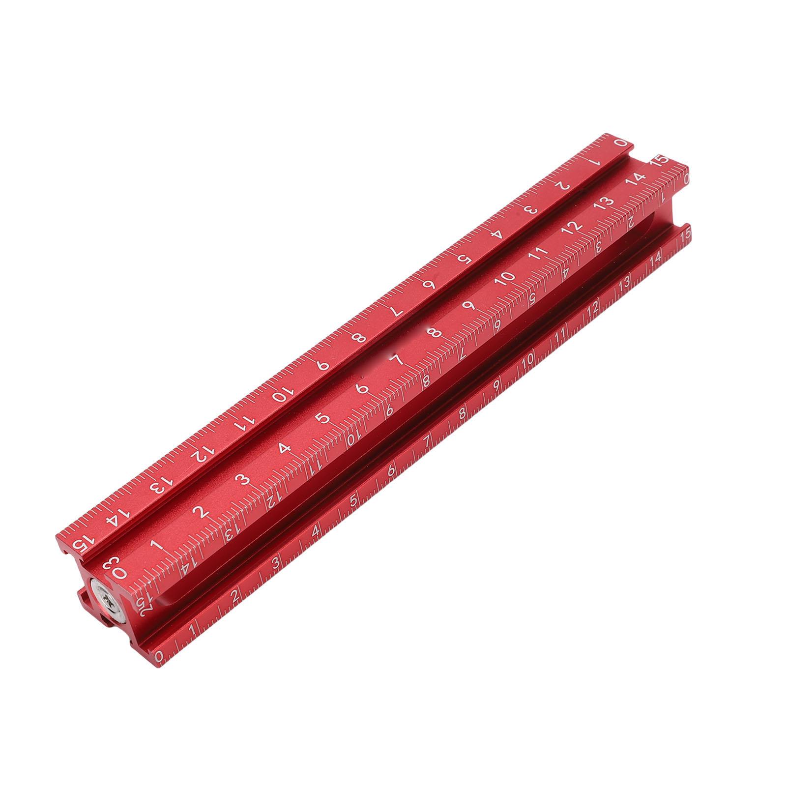 

Ceiling Leveling Ruler 4 Side Scaled Magnetic End Design Floor Tile Laying Ruler for Woodworking