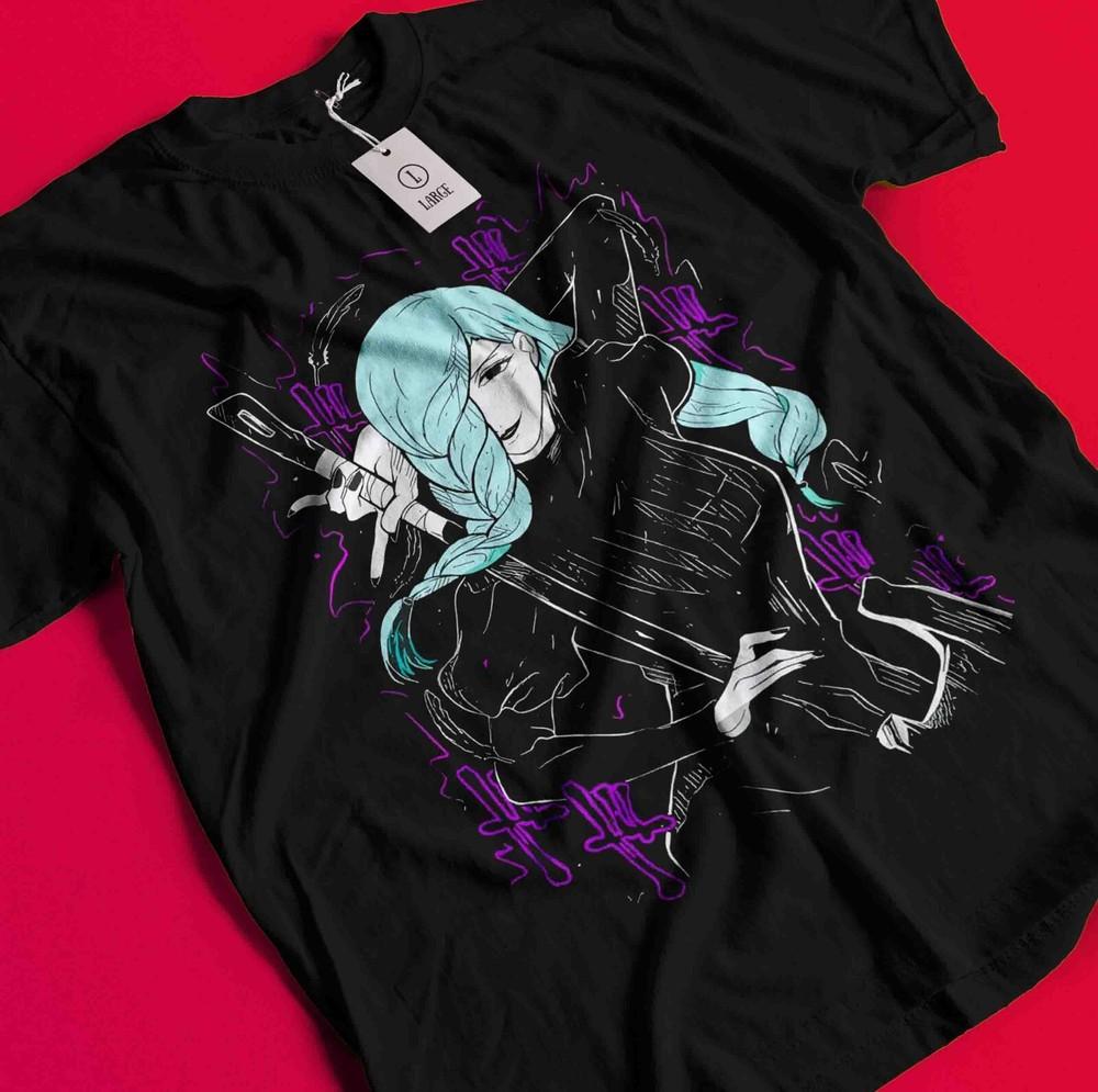 

Jujutsu Kaisen Mei Mei T-Shirt Gojo Satoru Sukuna Megumi Itadori Horror Shirt BB1320 4XL