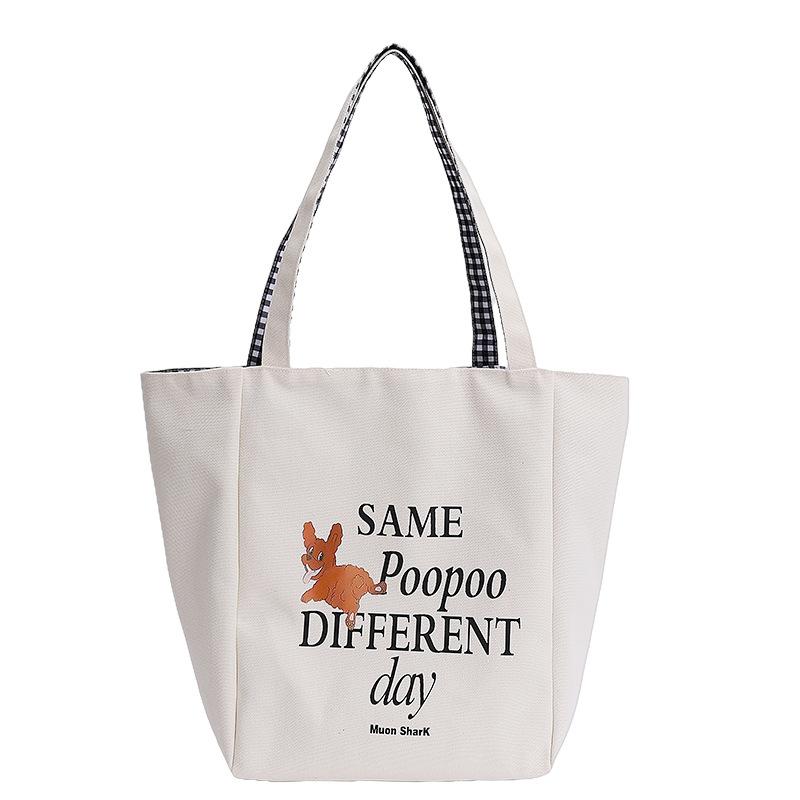 

Fashion Canvas Bag New Large Capacity Tote Bag Shoulder Commuter Women s Bag