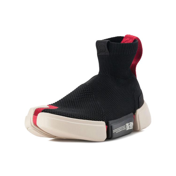 Li Ning Essence 2 High Top Vintage Basketball Shoes Men's Black ABCM113-5