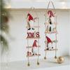 Cartoon Climbing Ladder Santa Claus Pendants Merry Christmas Decor Xmas New Year Decorative