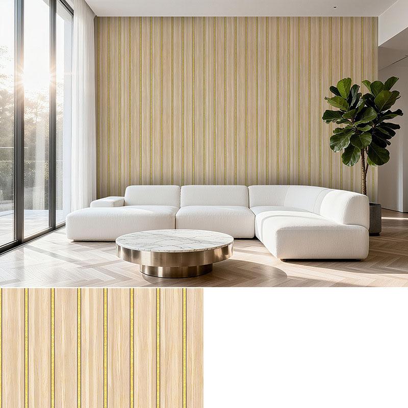 Self Adhesive Grille Wallpaper3D Fluted Wall Panel Sticker, Peel and Stick PVC Wallpaper for Living Room TV Background, Bedroom Wall Decor
