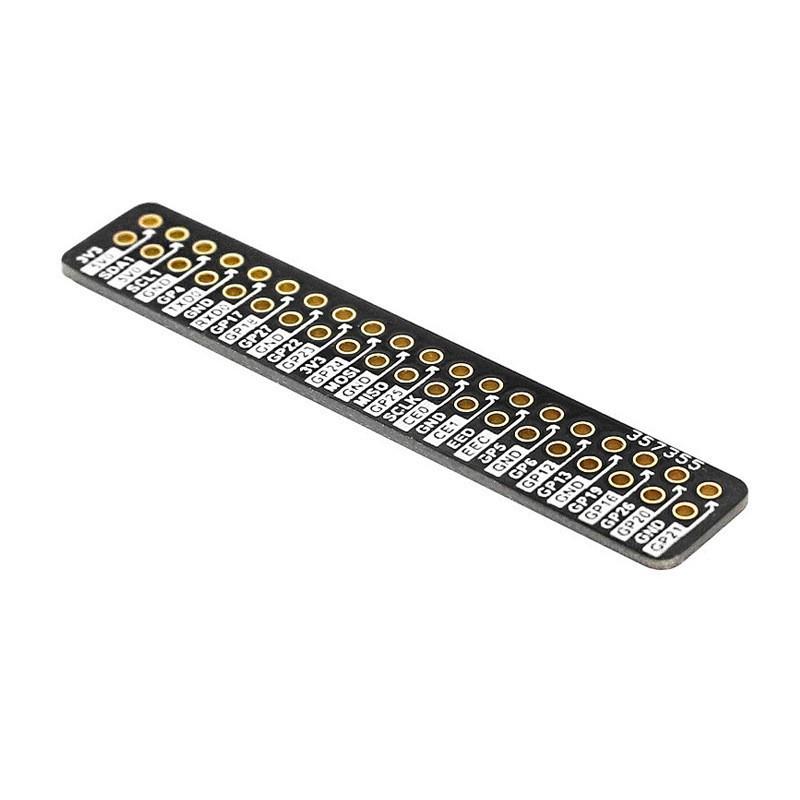

Raspberry Pi 4B GPIO Reference Breadboard & DuPont Wire Experiment Ruler