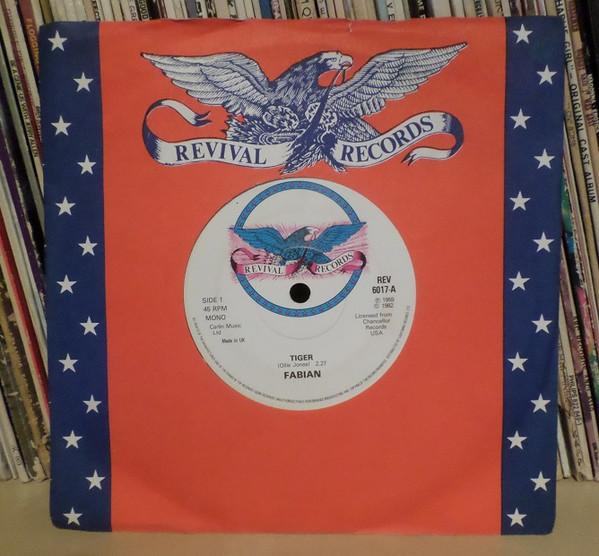 

7inch Record FABIAN Tiger REV6017 REVIVAL 1982 UK Rock Used