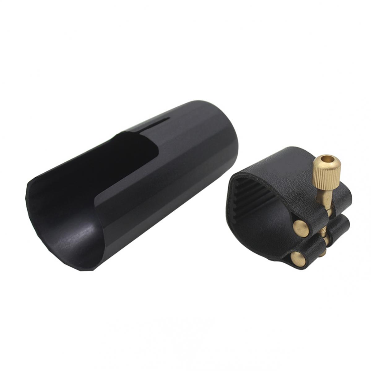 

1 шт., лигатура для кларнета из бакелита с колпачком, аксессуар для мундштука для студентов, практикующих профессионалов, портативный и прочный