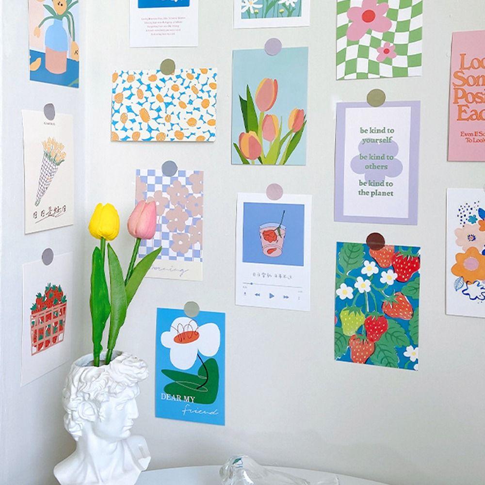 30Sheets Colorful Flower Cute Decorative Card DIY Background Greeting Card  Photo Props