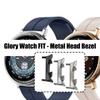 1 Pair Smartwatch Band Adapter for Watch Fit Wristband Metal Connector Replacement Watch Straps Link Attachment