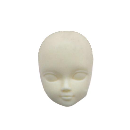 DIY Silicone Mould Fondant Doll Head Face Baking Cake Chocolate Accessories