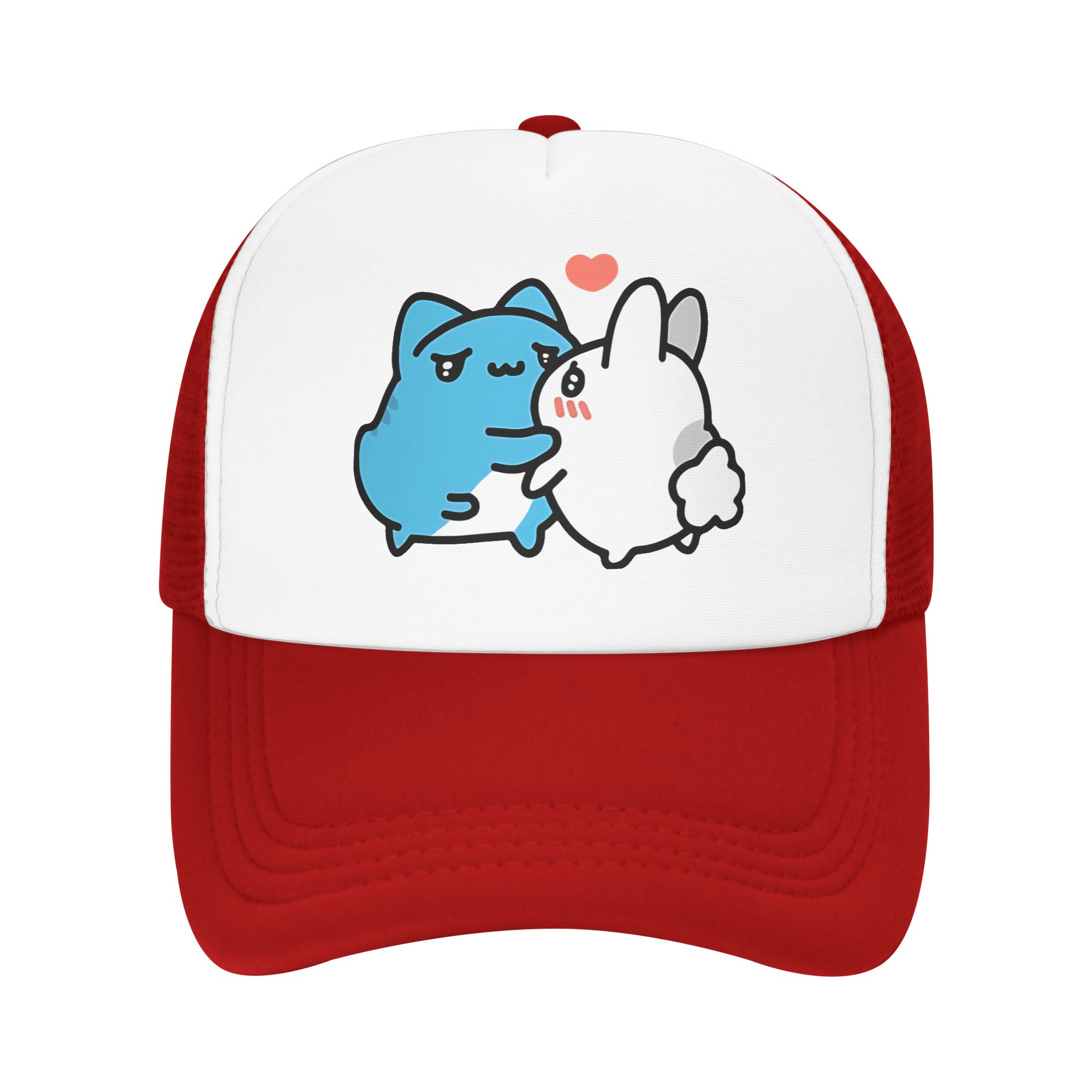 Characters Trucker Hats Unisex Hat Trucker Hat Sun Hats Adjustable Polyester Mesh Baseball Cap Washable One Size