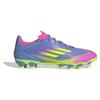 Adidas F50 League NJV50 Soccer Blue Pink Size Cm HG/AG Cleats, Fusion/Lucid Lemon/Lucid (IE1236), 24.5
