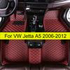 Car Floor Mats For VW Volkswagen Jetta A5 2012 2011 2010 2009 2008 2007 2006 Auto Interior Carpets Styling Covers Accessories