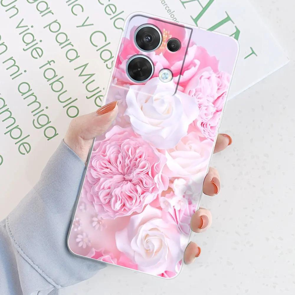 Für OPPO Reno 8 Pro 5G Hülle 8 Pro + Farbverlauf Transparente Hülle Für OPPO Reno 8 Pro + Plus Reno8 Cover Silikon Rückseite Stoßfänger