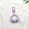 Cute Creative 3D Earphones Pendant Keychain Mobile Phone Chain Earphone Charm Backpack Hanging Decoration Accessories Gifts