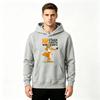 Men's Funny Cartoon Fox Printed Pullover Hoodie Casual Long Sleeve Sweatshirt
