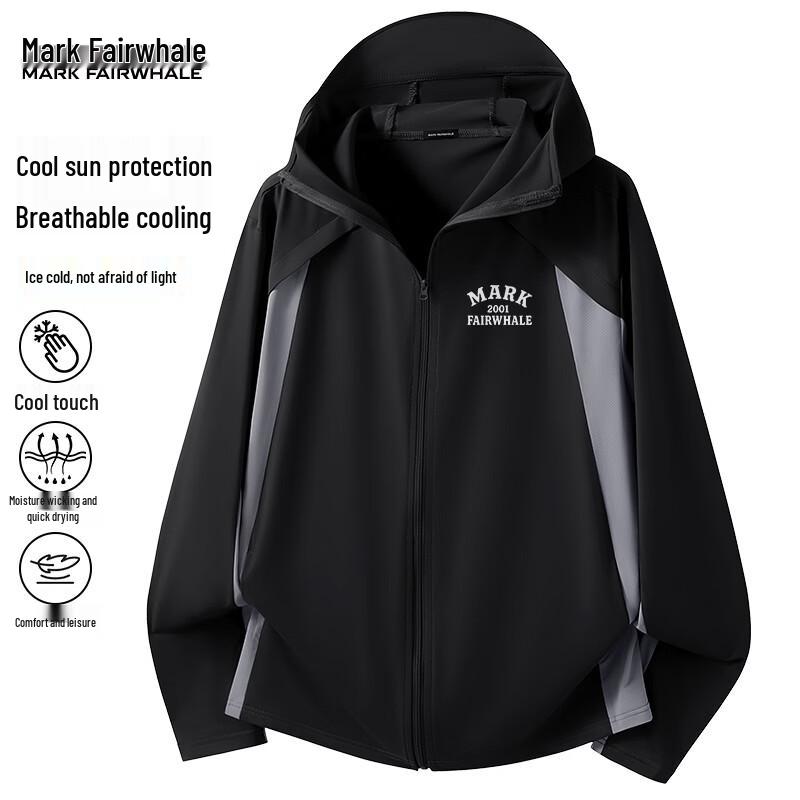 Mark Fairwhale Men s Cool-feel UPF100+ Sun Protection Jacket L