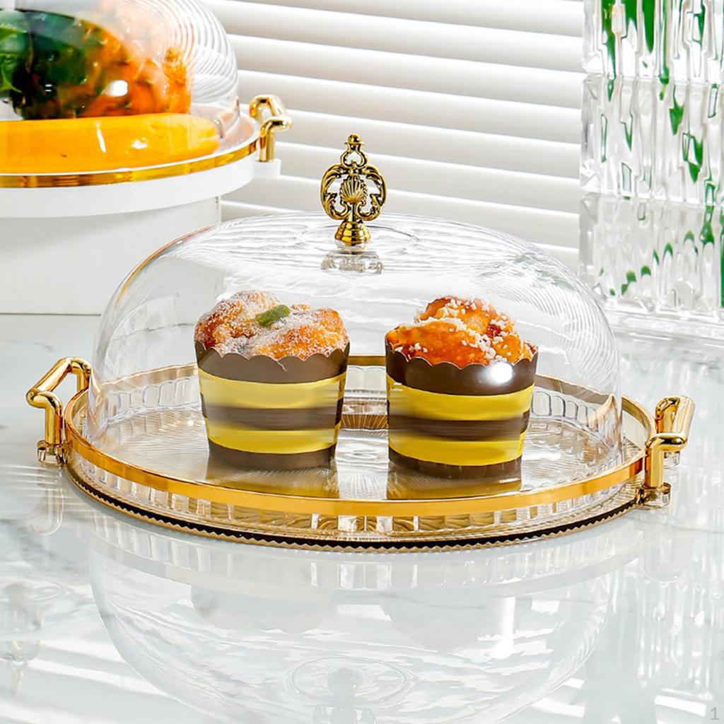 Cake Display Tray Dessert Plate Food Holder Table Centerpiece Cookie Dish Pastry for Wedding
