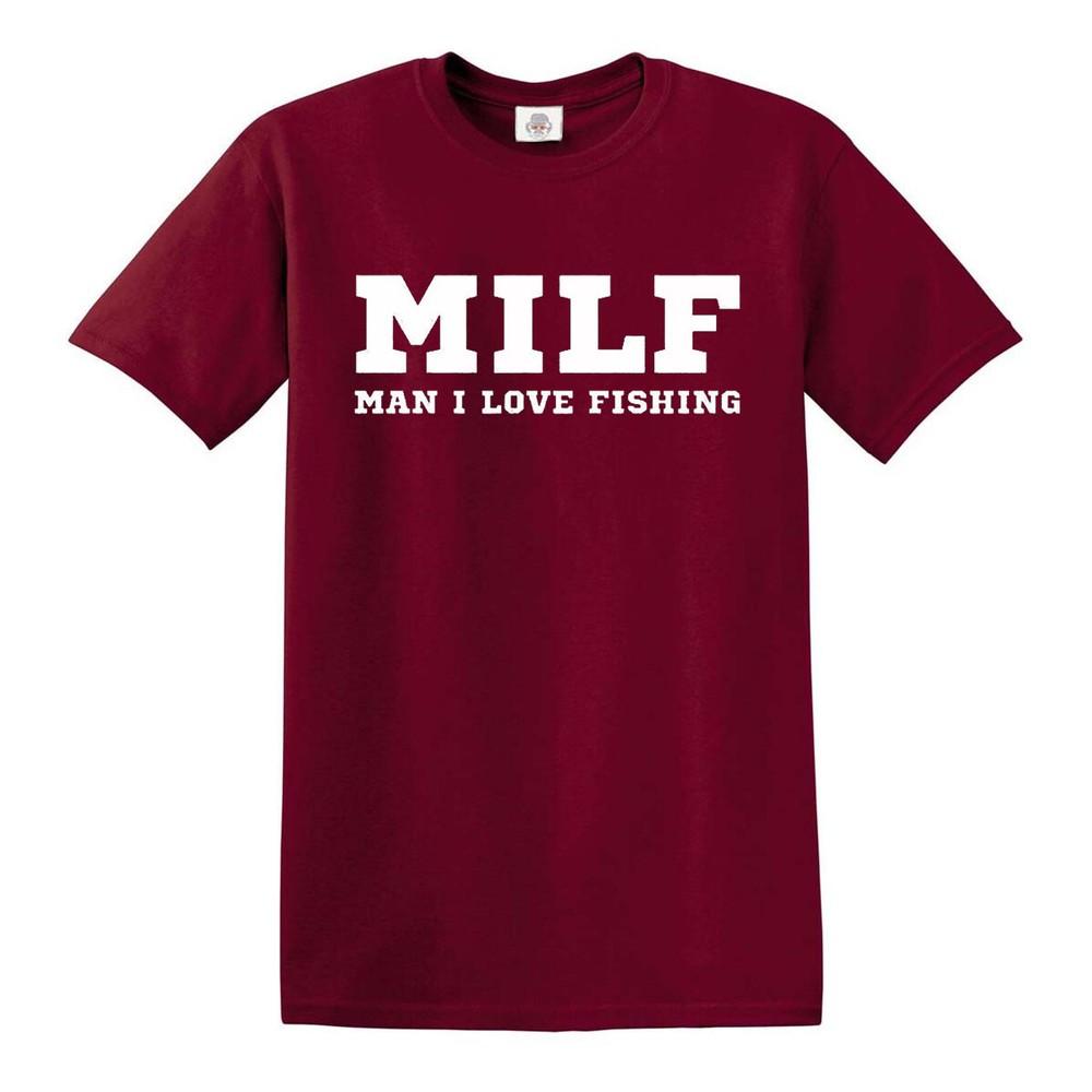 Milf Unisex TShirt Funny Unisexs Joke Novelty Rude Gift Present Top Tee