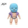 Kids Stress Relief Toy Babies with Face Guard Coat Underwear Soft Stretchy Anxiety Stretchable Fidget Relieving Baby Squeeze Hand Relaxation