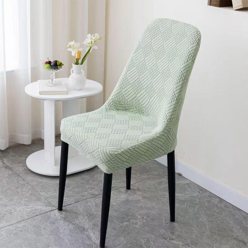 Husă Scaun Curbată Elastică Universală Spătar Integrat Husă Protectoare Universală Scaun de Dining Husă de Uz Casnic pentru Scaun
