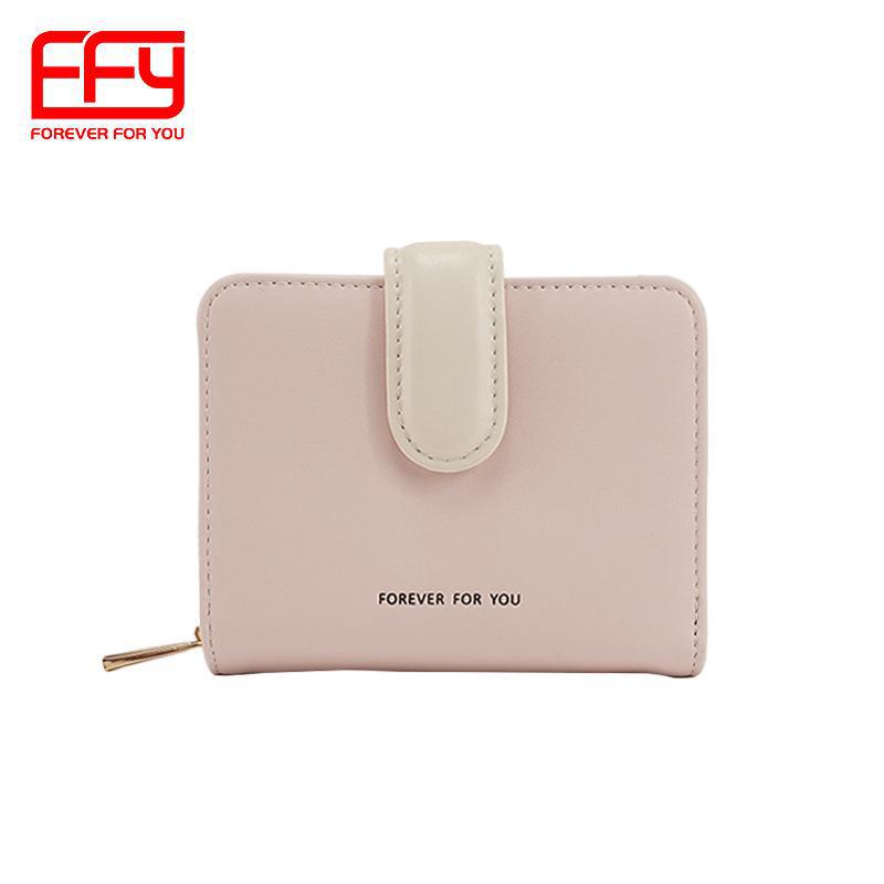 Chaobang Multifunctional Ladies' Coin Purse: Cute Korean Short Bi-Fold Wallet for Students