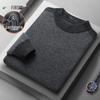 Shanshan Men's Heavyweight 100% Cashmere Round Neck Sweater