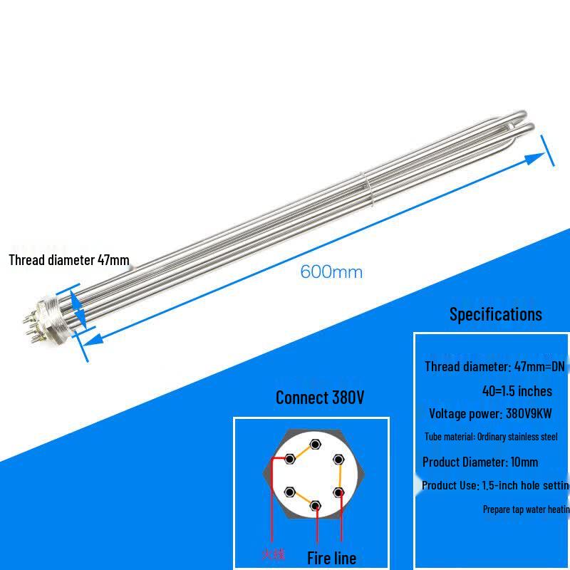Dinghuitong Hex Head Threaded Immersion Heater