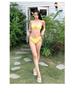 Boho Slimming Knitted Bikini Set with Sunscreen Cover-Up Dress