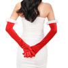 Warm Plush Christmas Gloves Elastic Cosplay Velvet Long Gloves Photography Props Retro Etiquette Mittens Party