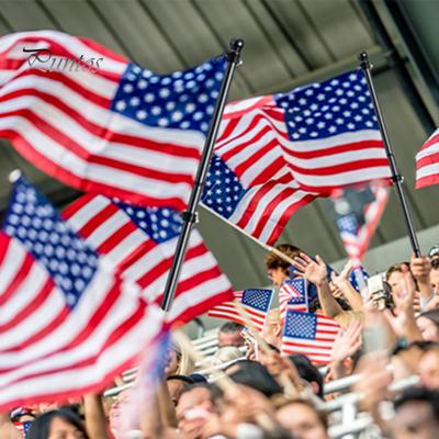 Flag Pole Tangle-Free Metal Weather-resistant Outdoor Flagpole Easy Assembly Segmented Flag Poles for Porch Boat Residential Houses