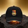King's College Crest Pattern Hat, Unisex Printed Baseball Cap Sandwich Brim Sports Cap, Suitable for Daily Commuting and Travel