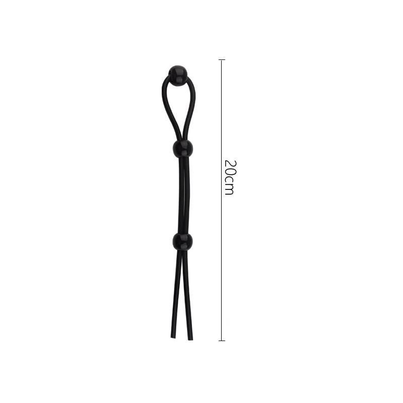 Penis Ring Rope Adjustable Sex Toys for Adults Men Silicone Ejaculation Delay Male Cockring