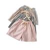 Spring & Summer Unisex Striped Linen-Cotton Kids Shorts – Cute, Casual, and Breathable Korean Style.