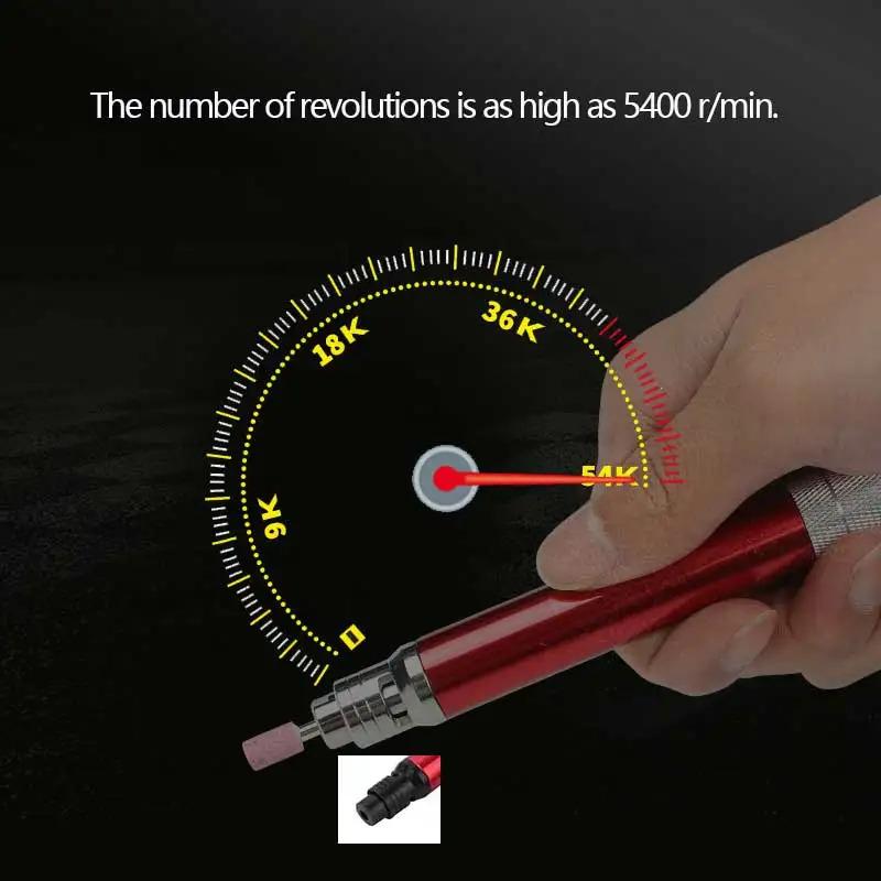Pneumatic Mini Air Burr | High-Speed Powerful Engraving Tool | Straight-Handle Small Grinder
