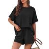 2026 Cross-Border Summer Casual Sports Set: Super Size T-Shirt & Drawstring Shorts